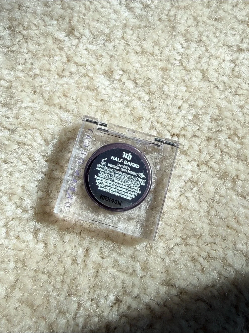 Urban Decay Eyeshadow Half Baked New